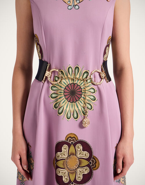 La DoubleJ Big Medallion Belt Solid Blue BEL0014BRA003SOLIDBU03