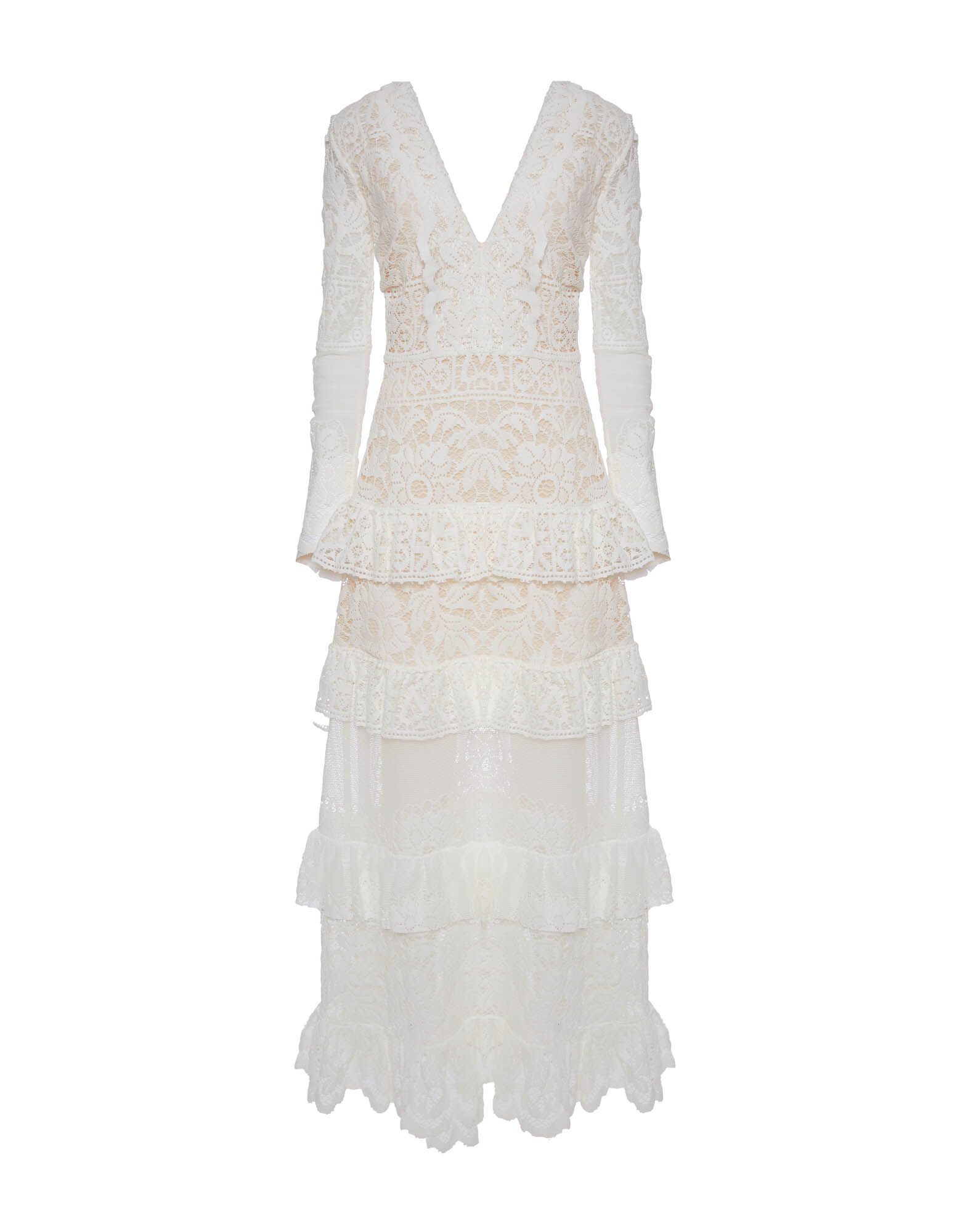 Zimmermann bayou tiered top swirl long dress