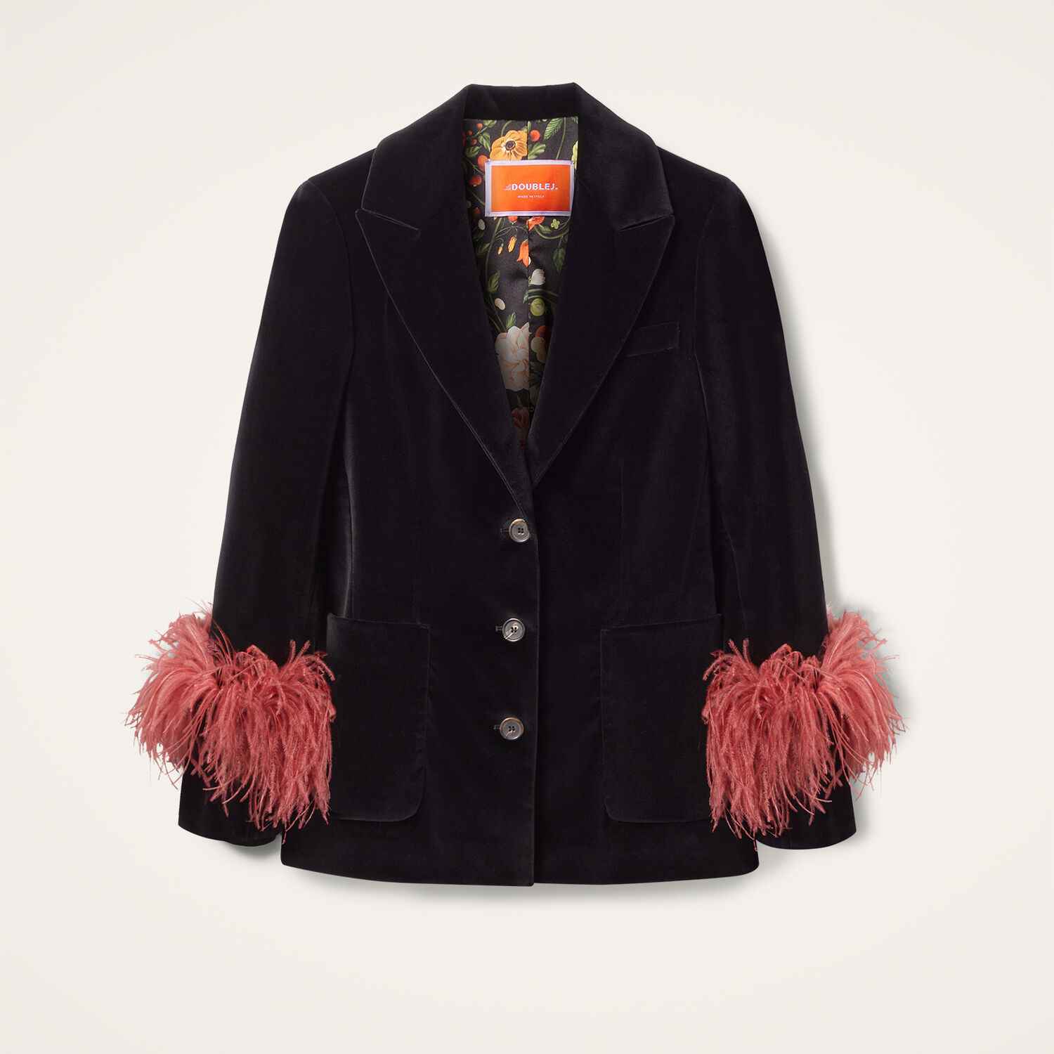 La Doublej Keaton Jacket In Solid Black