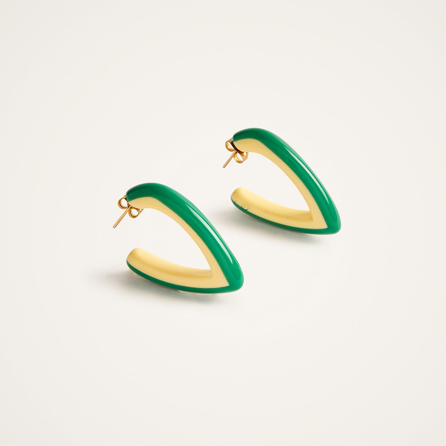 LA DOUBLEJ DEW EARRINGS BICOLOR MINI 