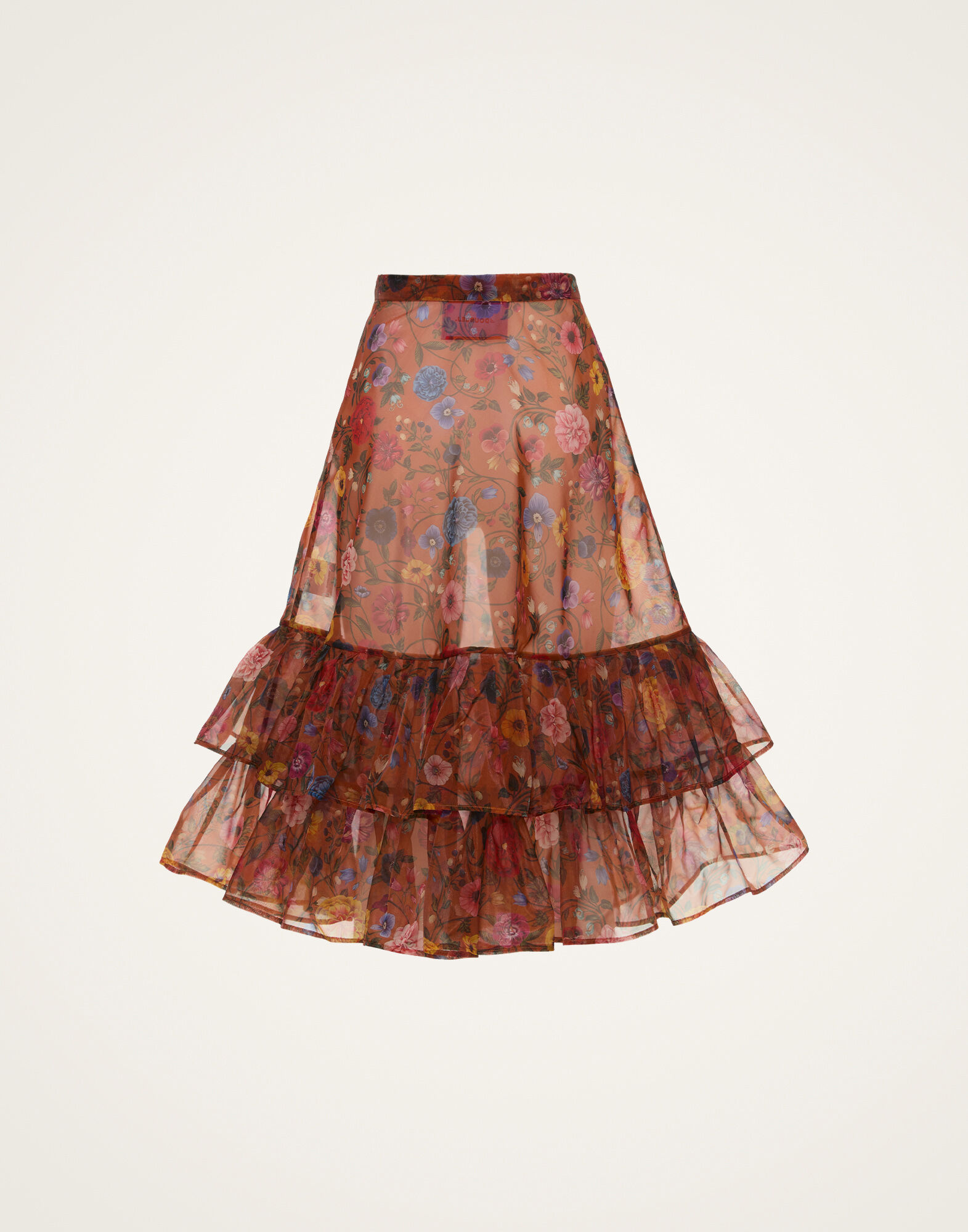 La DoubleJ Charlotte Skirt Botticelli Rust SKI0131ORG001CEL01OR04
