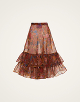 La DoubleJ Charlotte Skirt La DoubleJ Charlotte Skirt Botticelli Rust SKI0131ORG001CEL01OR04