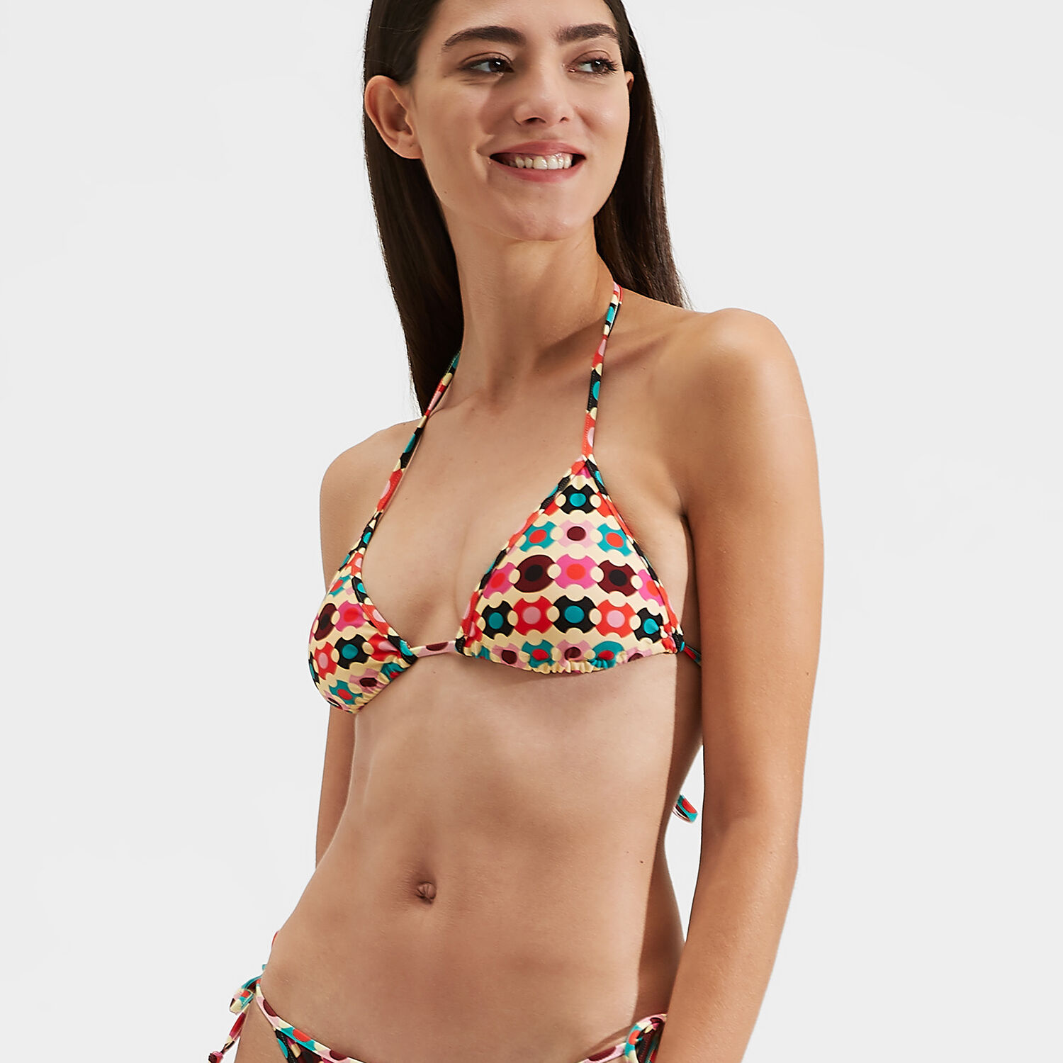 LA DOUBLEJ TRIANGLE BIKINI TOP