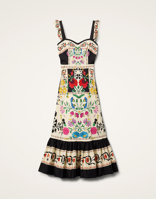 La DoubleJ Gingerbread Dress Plaza Placée Ivory DRE0672COT037PLA04WH04