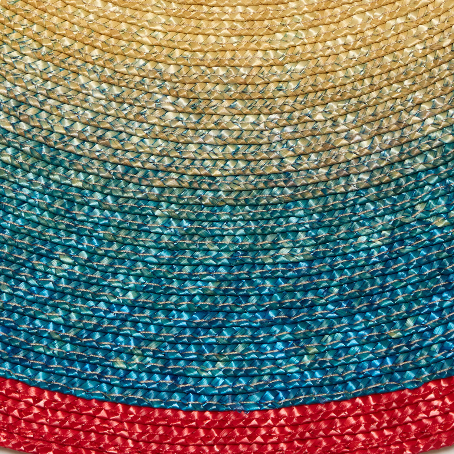 La Doublej Handpainted Sunset Placemats Set Of 2 In Gradient Blue