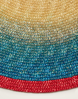 La DoubleJ Handpainted Sunset Placemats Set Of 2 La DoubleJ Handpainted Sunset Placemats Set Of 2 Gradient Blue PMT0030STR001GRA02BU03