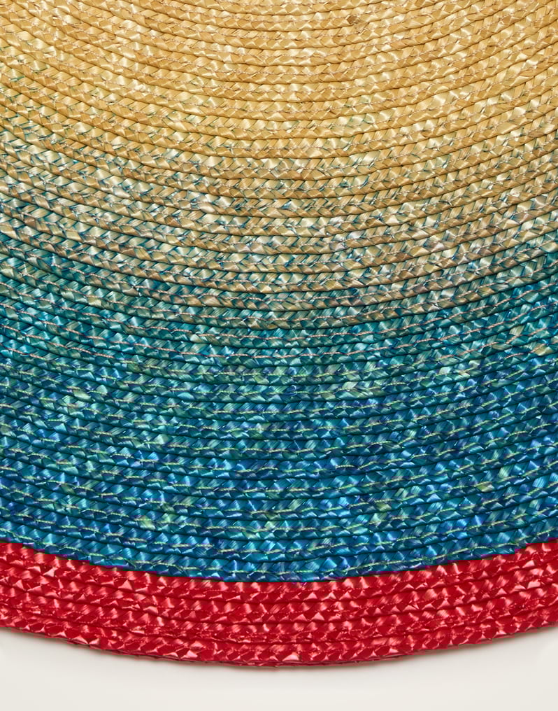 La DoubleJ Handpainted Sunset Placemats Set Of 2 La DoubleJ Handpainted Sunset Placemats Set Of 2 Gradient Blue PMT0030STR001GRA02BU03