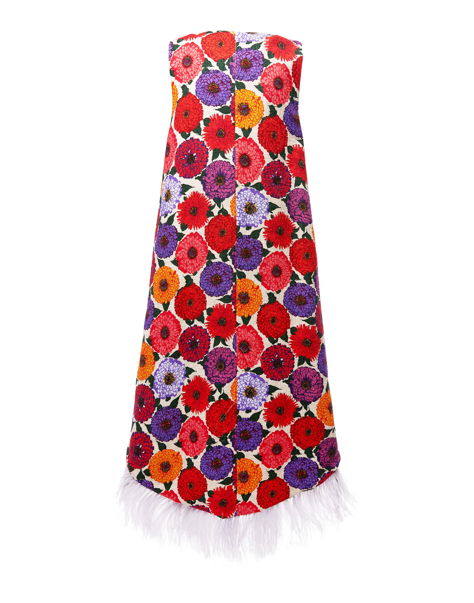 La DoubleJ La Scala High Dress (With Feathers) Zinnie DRE0211COT005ZIN0001