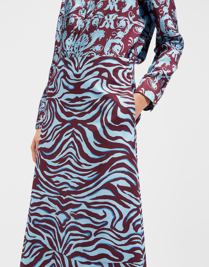 La DoubleJ A-Long Skirt La DoubleJ A-Long Skirt Zebra SKI0018VIS001ZEB0001