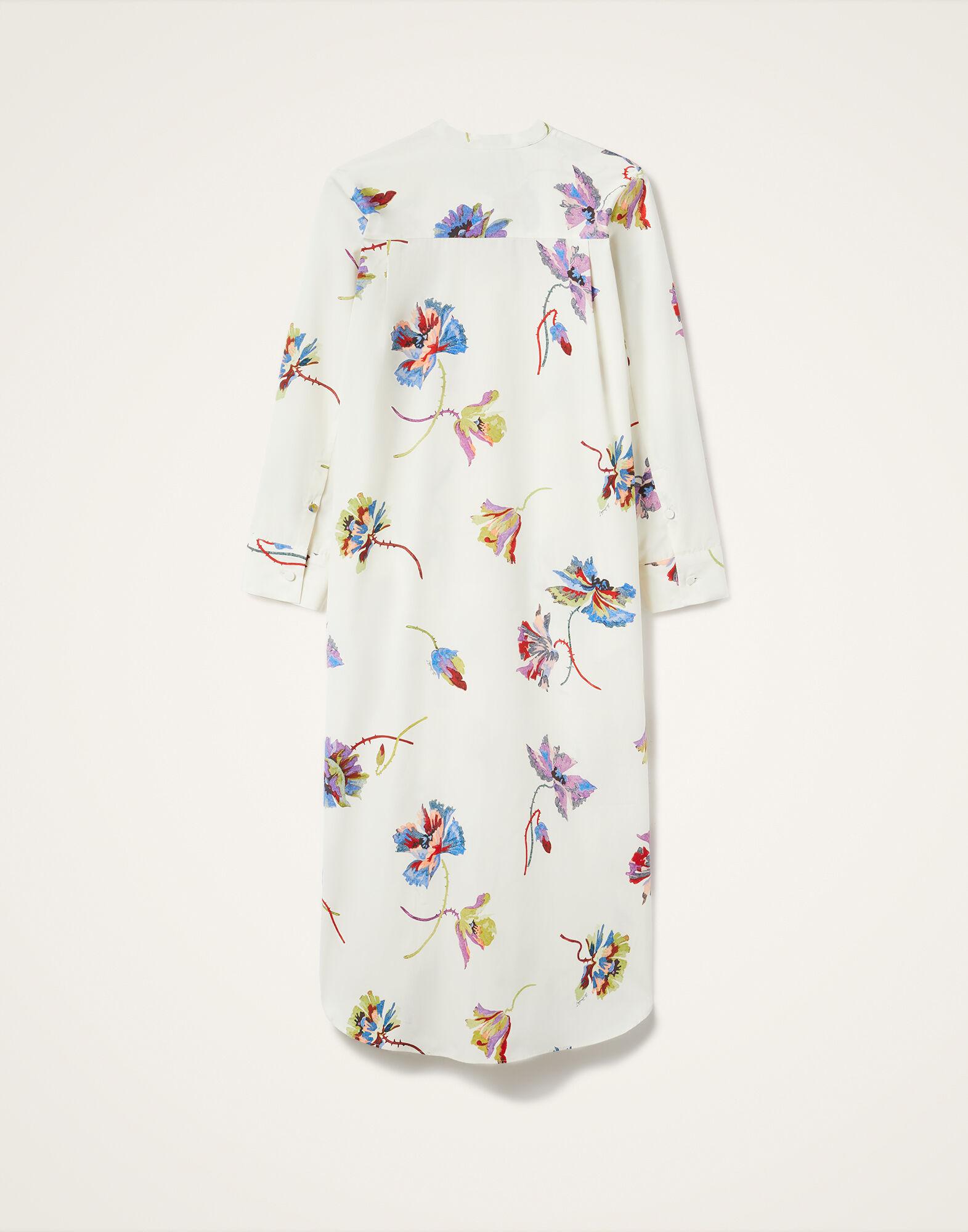 La DoubleJ Sundowner Tunic Infiorata White DRE0897COT039INF01WH01