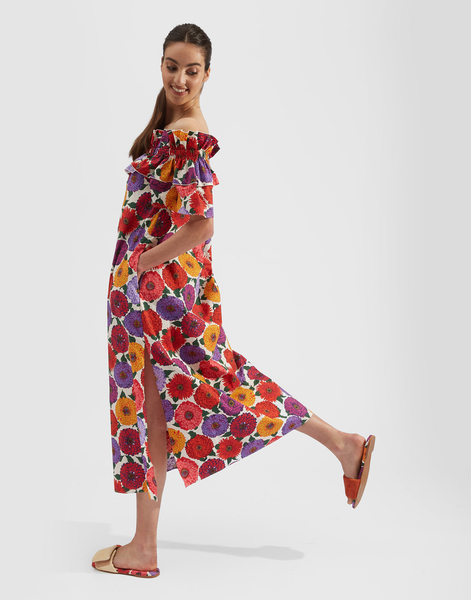 La DoubleJ Breakfast Dress Zinnie DRE0331COT001ZIN0001