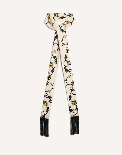 La DoubleJ Skinny Belt Buttercup Micro White BEL0020SIL001BTC02WH01