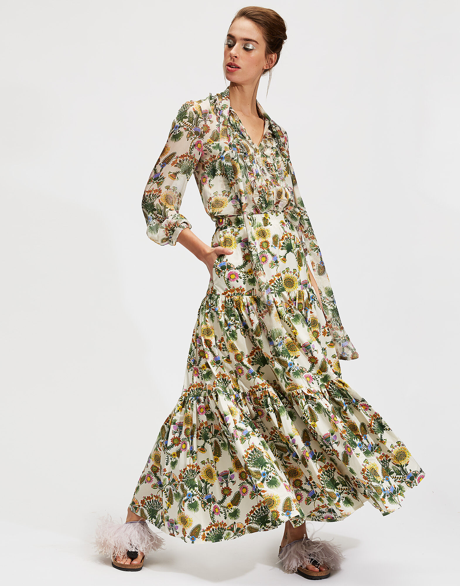 LaDoubleJ Bronte Shirt Thistle SHI0034SIL005THI0001