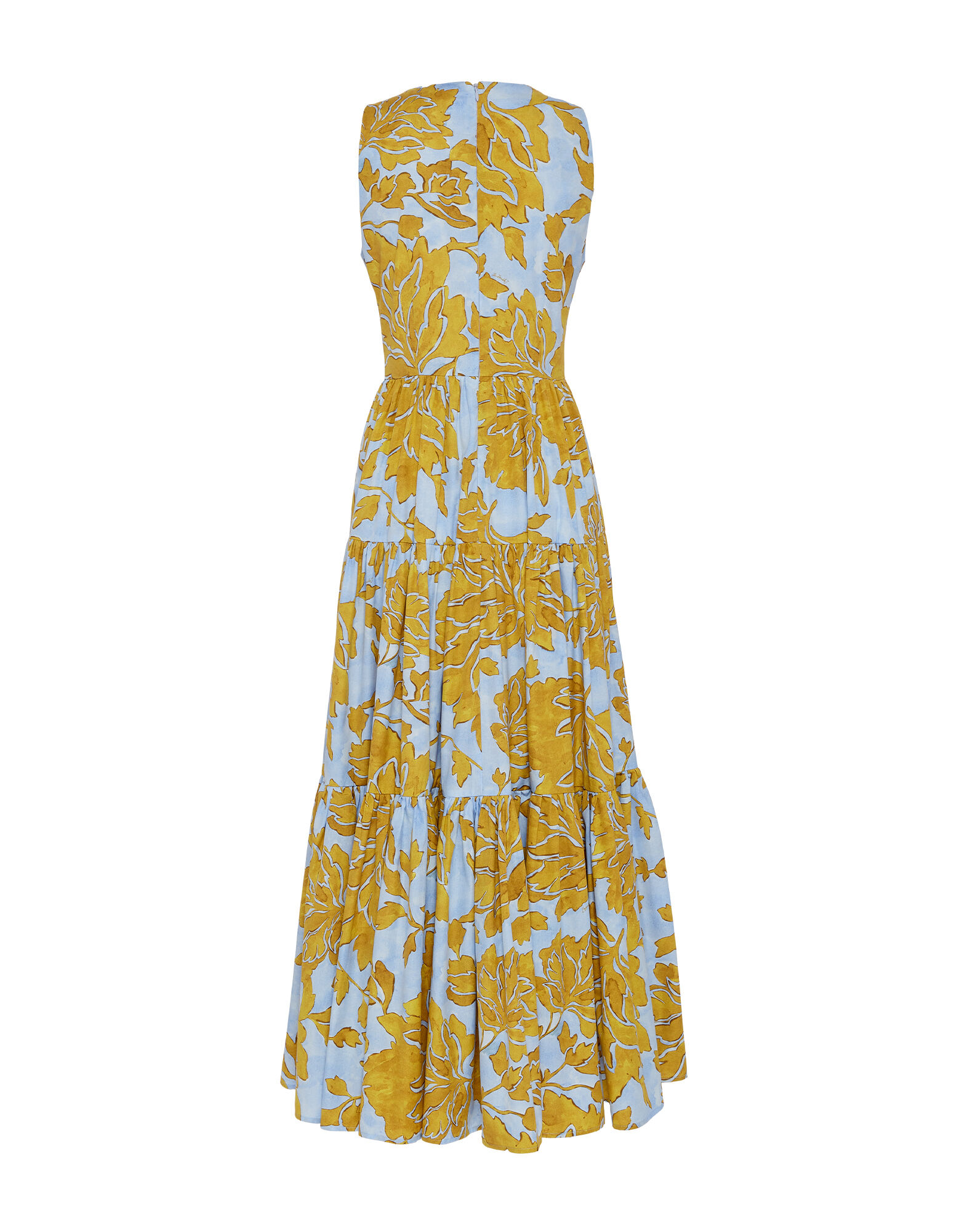 La DoubleJ Sleeveless Big Dress Tangle Light Blue DRE0185COT039TAN01BU01