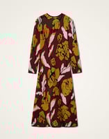 La DoubleJ Knit Swing Dress La DoubleJ Knit Swing Dress Multicolor Burgundy DRE1007KNI189VA439RE02