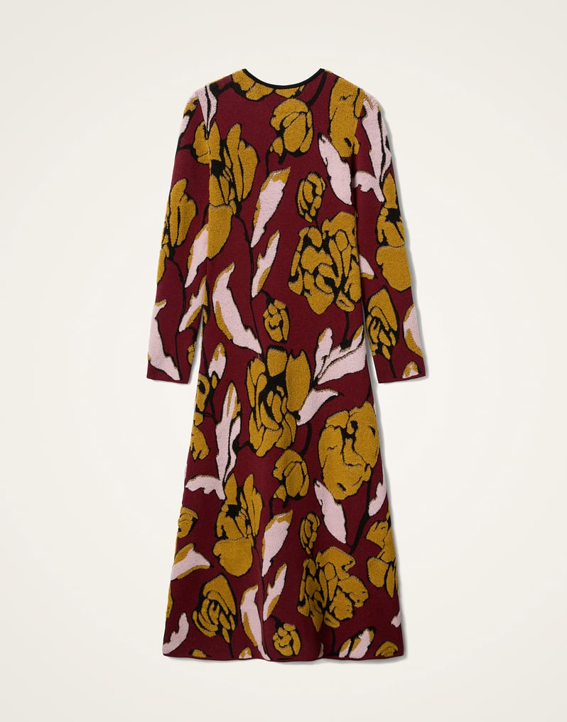 La DoubleJ Knit Swing Dress La DoubleJ Knit Swing Dress Multicolor Burgundy DRE1007KNI189VA439RE02