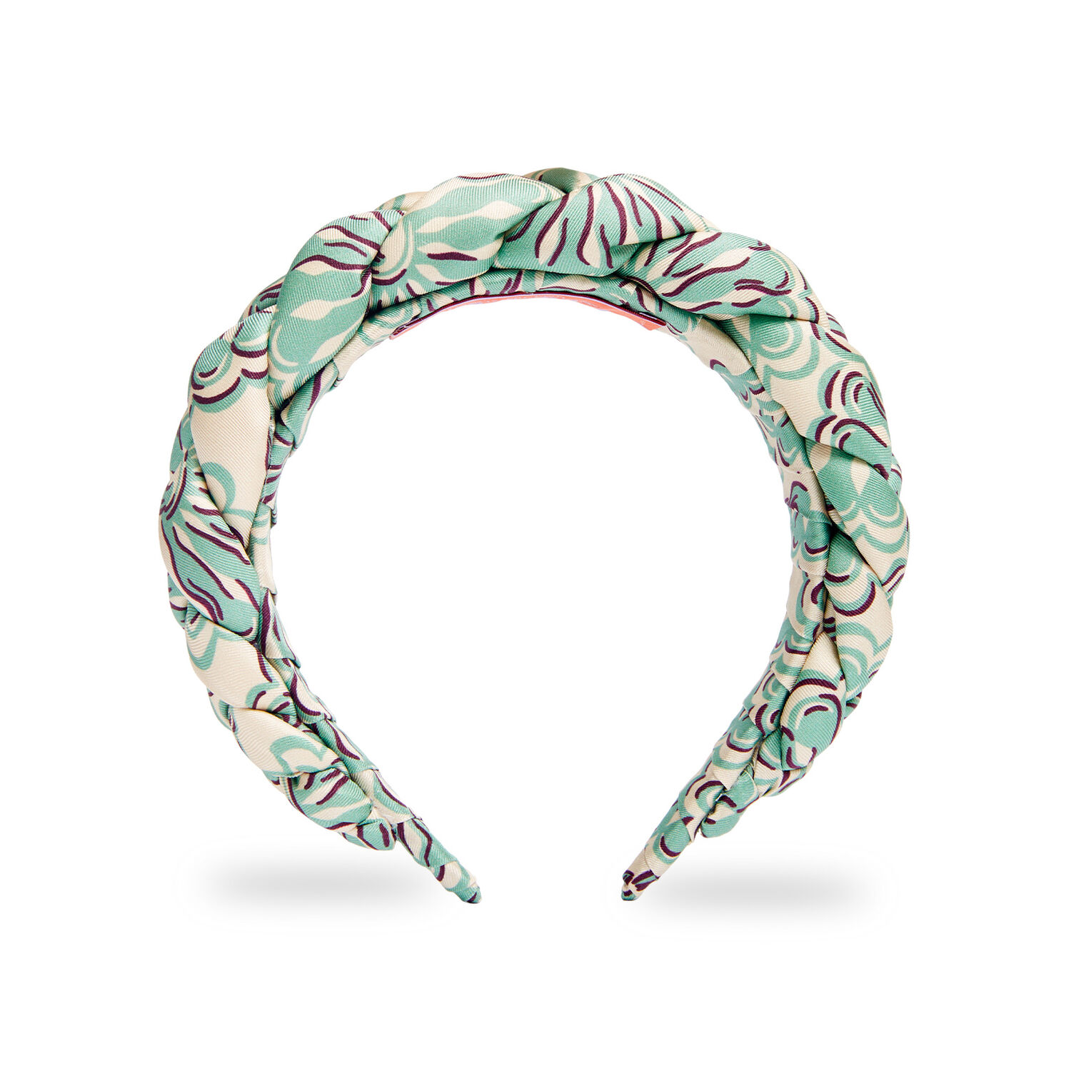 La Doublej Rapunzel Braided Headband In Fans Mint