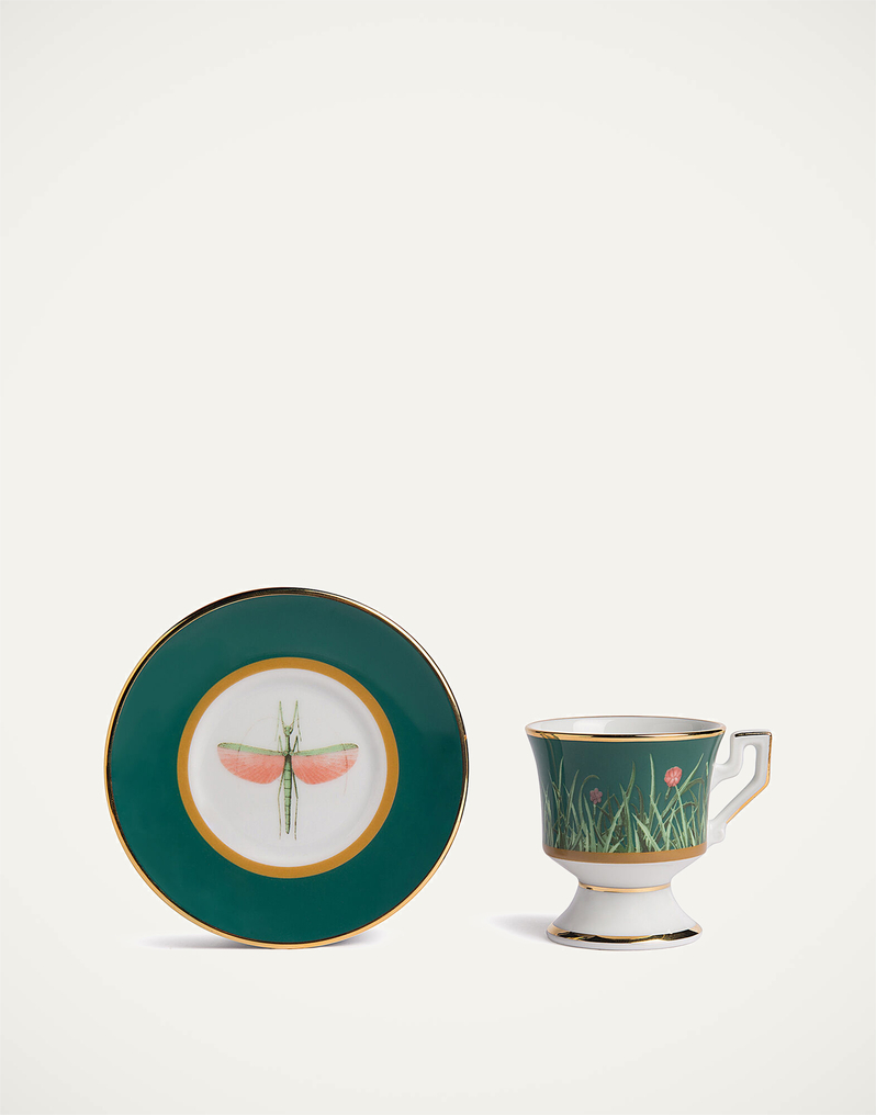 La DoubleJ Housewives Espresso Cup & Saucer Set of 2 La DoubleJ Housewives Espresso Cup & Saucer Set of 2 Libellula DIS0007CER001LIB0003