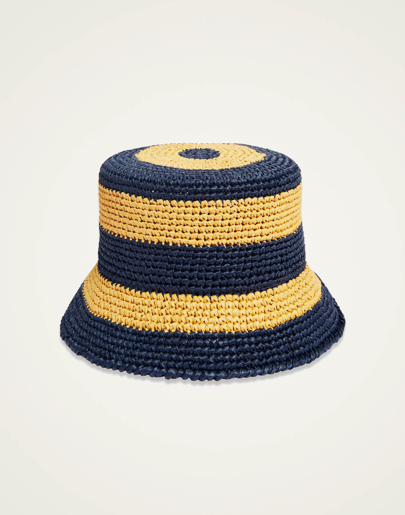 Bucket Hat in Color Block Navy for Women | La DoubleJ