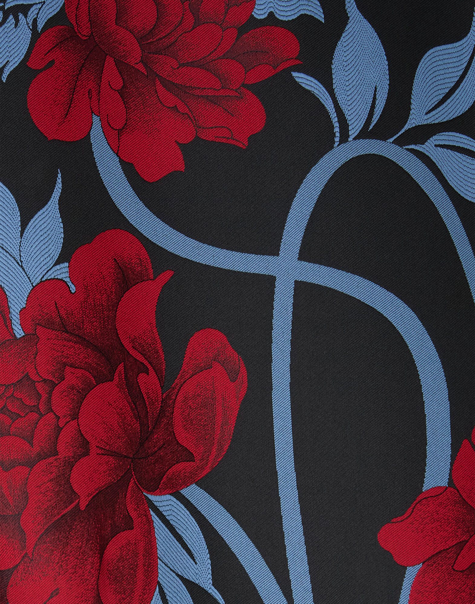 La DoubleJ La Scala Top Peonies Blue TOP0016JCQ135PEO08BU03