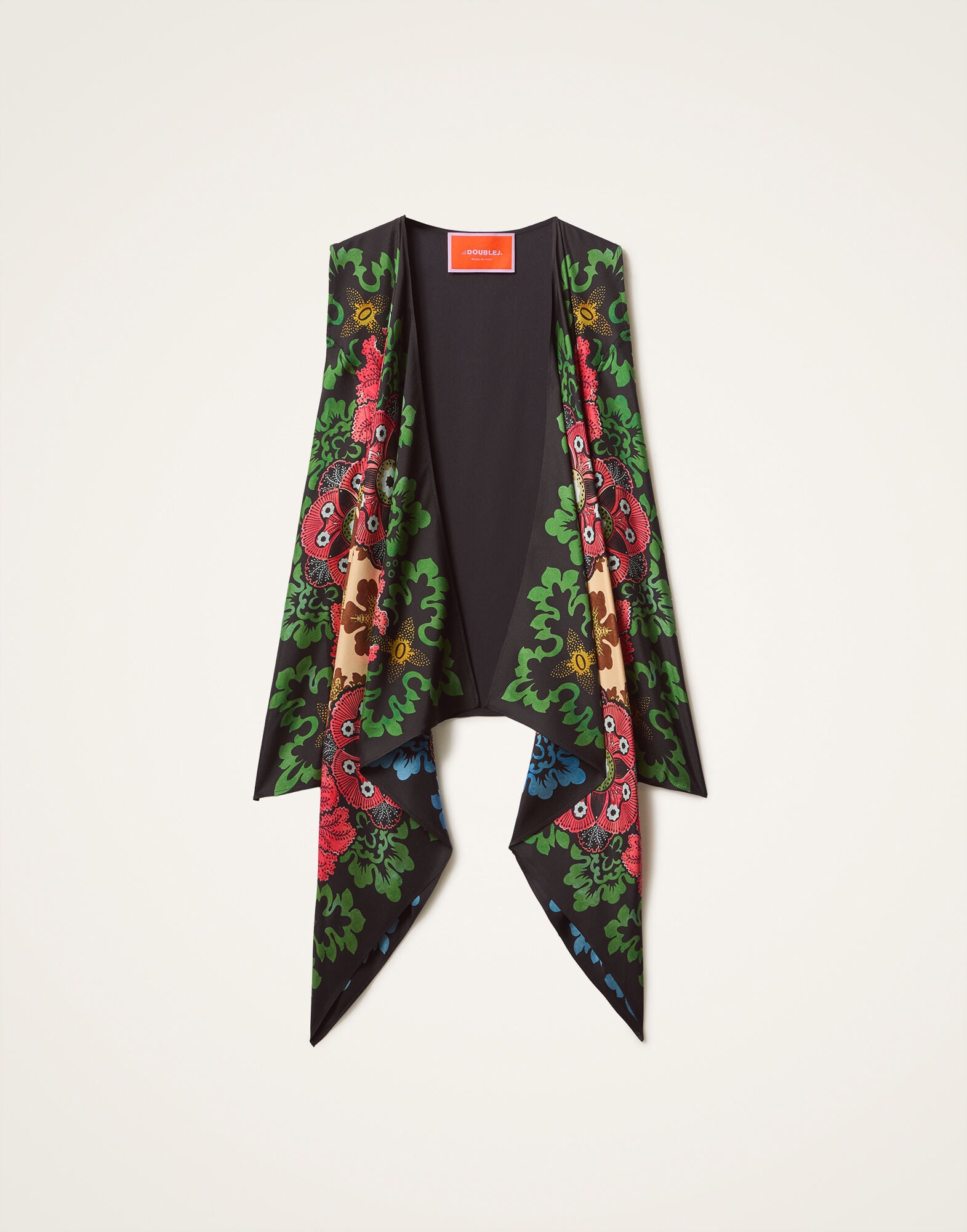 Scarf Gilet La DoubleJ: Bounty Placée Red SCA0081SIL006