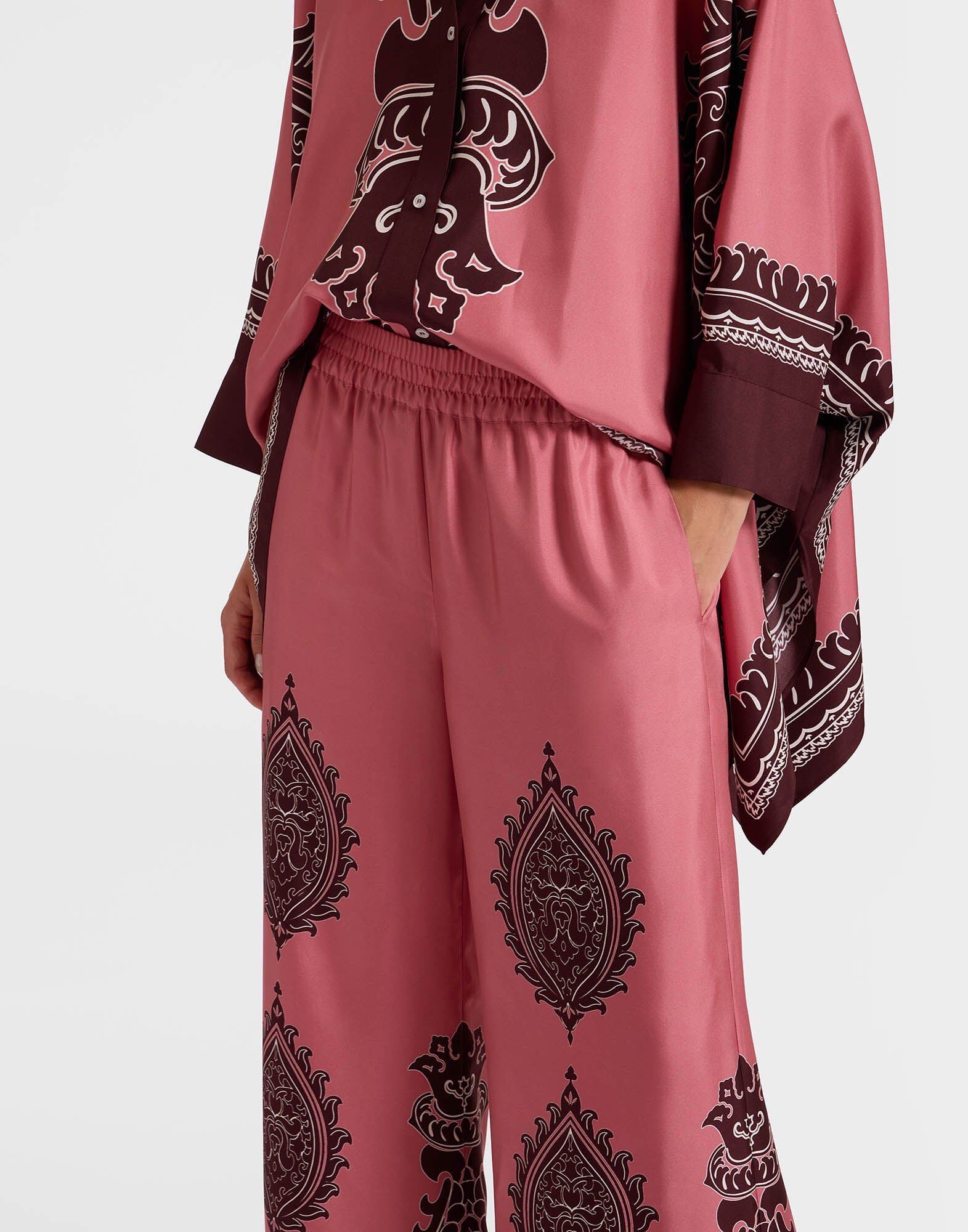Palazzo Pants La DoubleJ: Oltrarno Placée Pink Palazzo Pants La DoubleJ: Oltrarno Placée Pink TRO0026SIL006