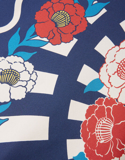 Foulard Shirt La DoubleJ: Whitsun Placée Blue Foulard Shirt La DoubleJ: Whitsun Placée Blue SHI0167LAC008