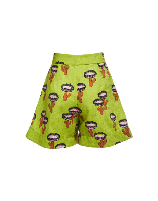Good Butt Shorts LaDoubleJ: Chirpy Cactus Verde TRO0032COT005