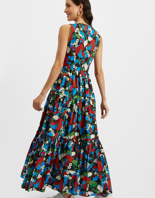 Sleeveless Big Dress La DoubleJ: Vines Black Sleeveless Big Dress La DoubleJ: Vines Black DRE0185COT001