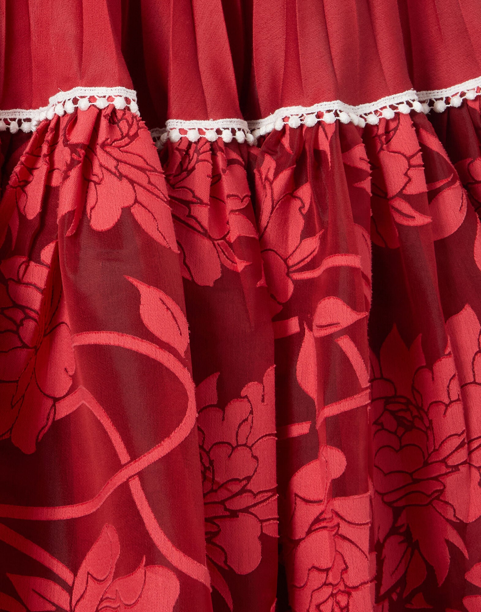 Countess Skirt La DoubleJ: Solid Red Countess Skirt La DoubleJ: Solid Red SKI0188COT092