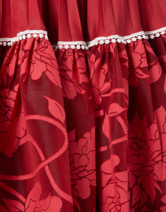 Countess Skirt La DoubleJ: Solid Red Countess Skirt La DoubleJ: Solid Red SKI0188COT092