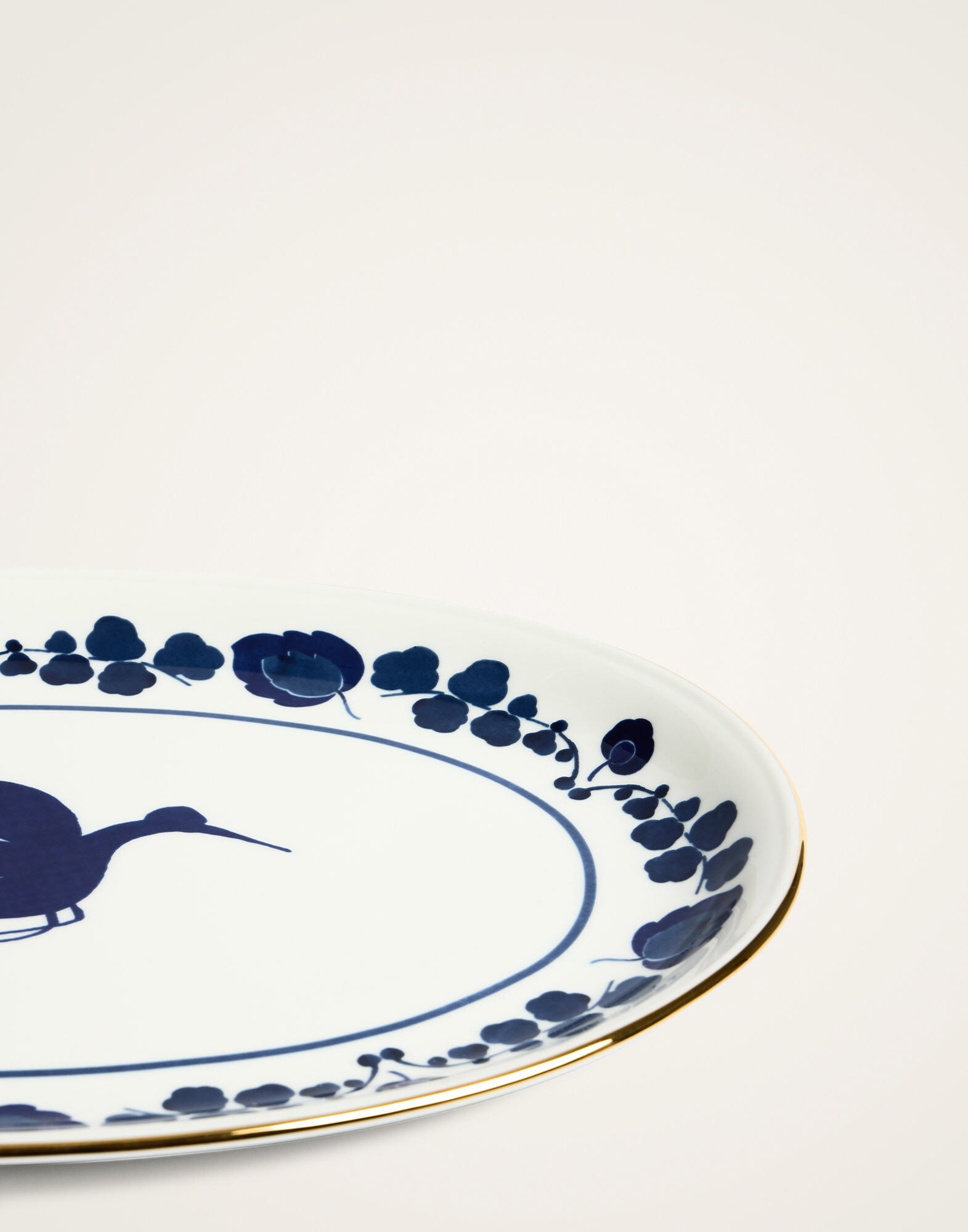 Oval Platter La DoubleJ: Wildbird Blue Oval Platter La DoubleJ: Wildbird Blue PLA0002CER001