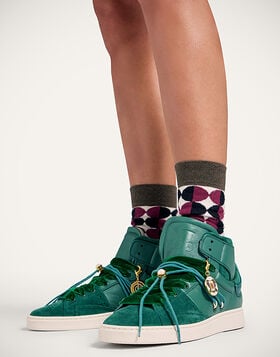 All Time Socks La DoubleJ: Sfere White SOC0016COT083