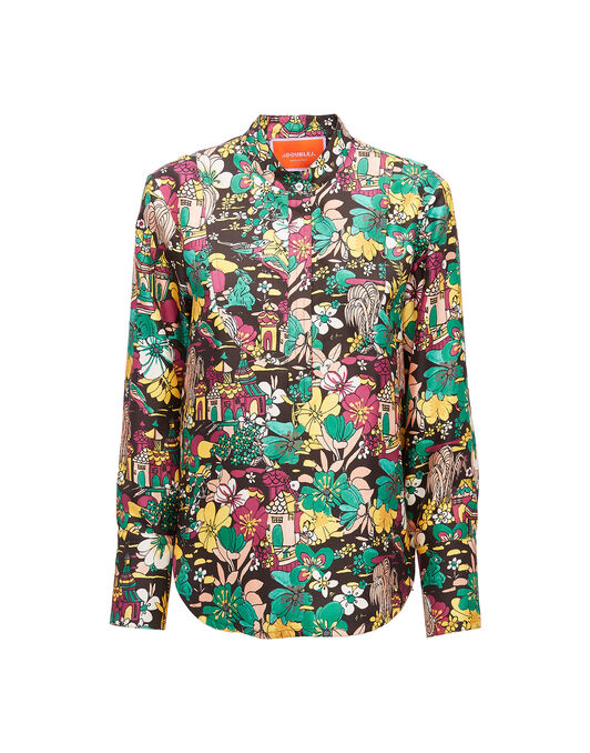 Portofino Shirt La DoubleJ: Temples Portofino Shirt La DoubleJ: Temples SHI0046SIL001