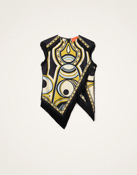 Scarf Top La DoubleJ: Sanctuary Placée Gold TOP0160SIL006