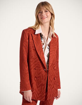 Jagger Jacket La DoubleJ: Animalier Rust JAC0148JCQ118