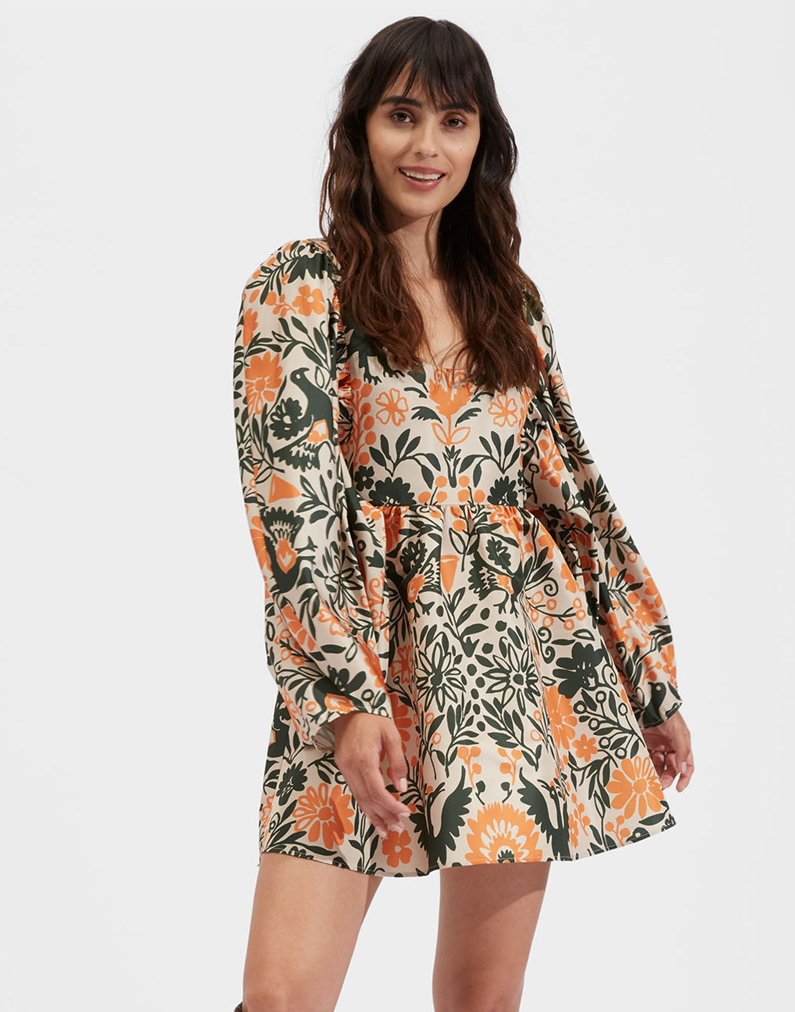 Dolly Dress La DoubleJ: Forest DRE0411FAI001