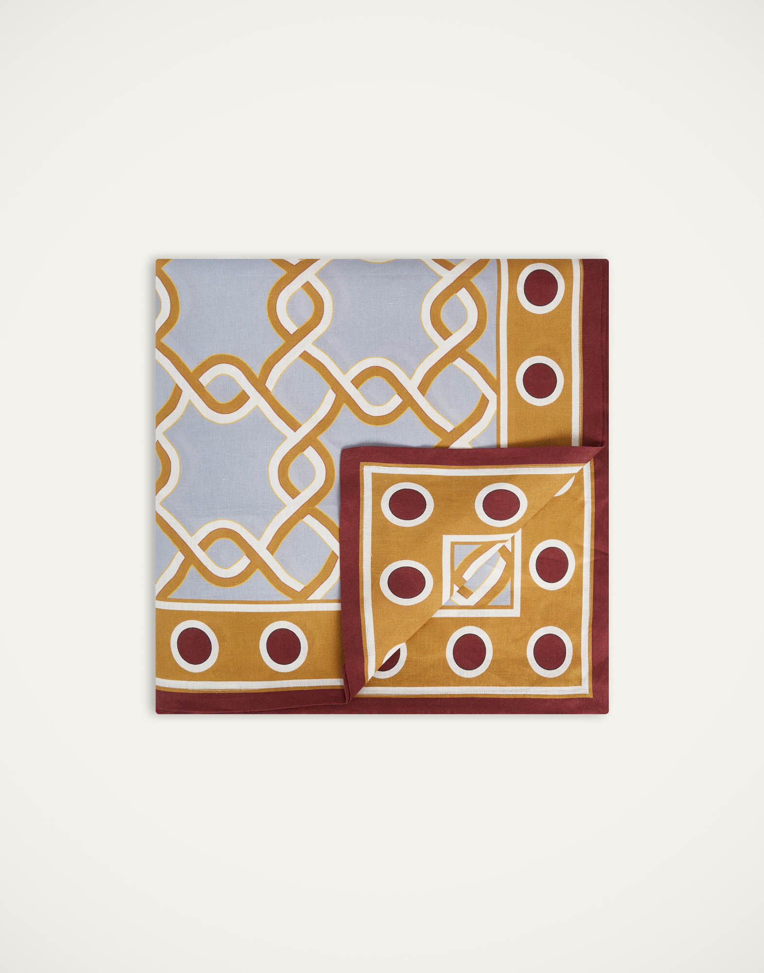 Medium Tablecloth La DoubleJ: Tackle Turquoise Medium Tablecloth La DoubleJ: Tackle Turquoise TBC0002LIN001