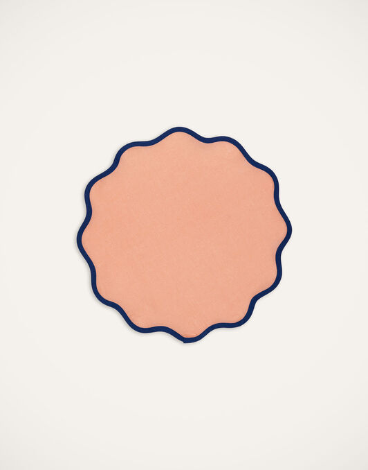 Cloud Placemat Set Of 2 La DoubleJ: Rainbow Rose Cloud Placemat Set Of 2 La DoubleJ: Rainbow Rose TBM0003LIN006