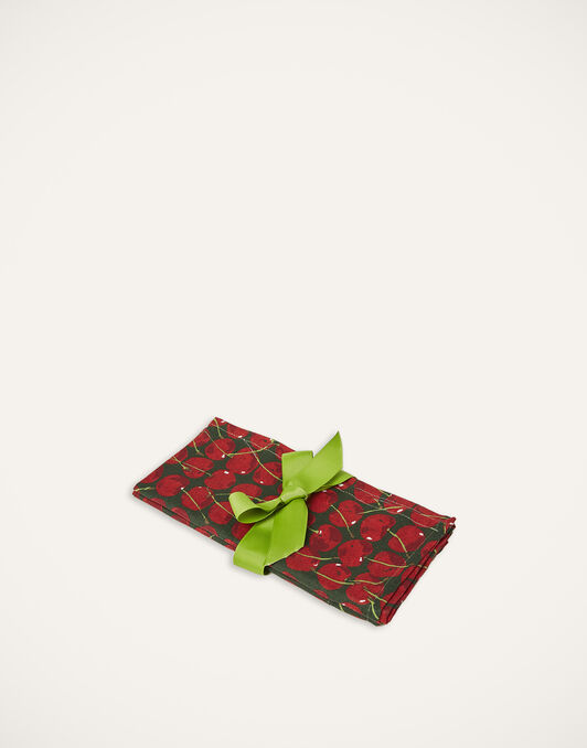 Large Napkins Set Of 2 La DoubleJ: Cherries Verde Large Napkins Set Of 2 La DoubleJ: Cherries Verde NAP0006LIN001