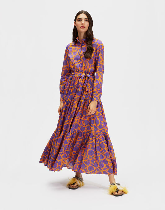 Bellini Dress La DoubleJ: Ceramica Arancio Bellini Dress LaDoubleJ: Ceramica Arancio DRE0016COT003