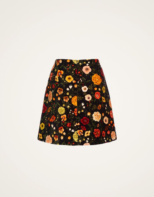 Short Skirt La DoubleJ: Botticelli Black SKI0027VEL001