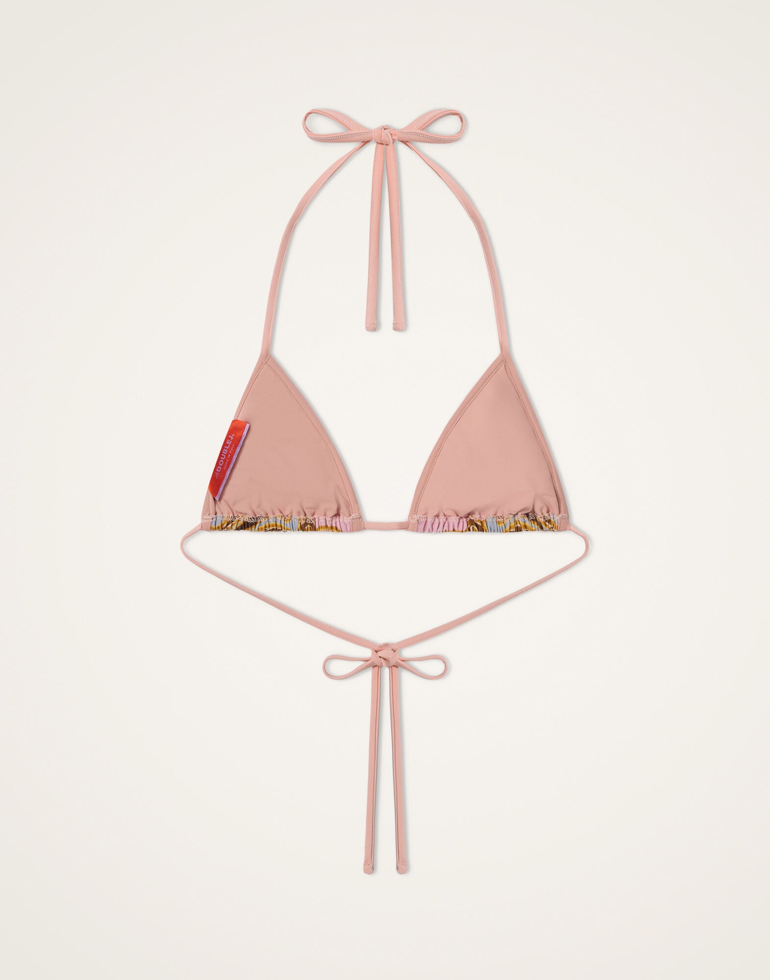 Bikini Top La DoubleJ: Cocoon Placée Pink SWI0032LYC009