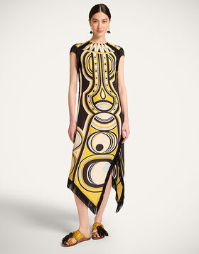 Scarf Dress La DoubleJ: Sanctuary Placée Gold DRE0964SIL009