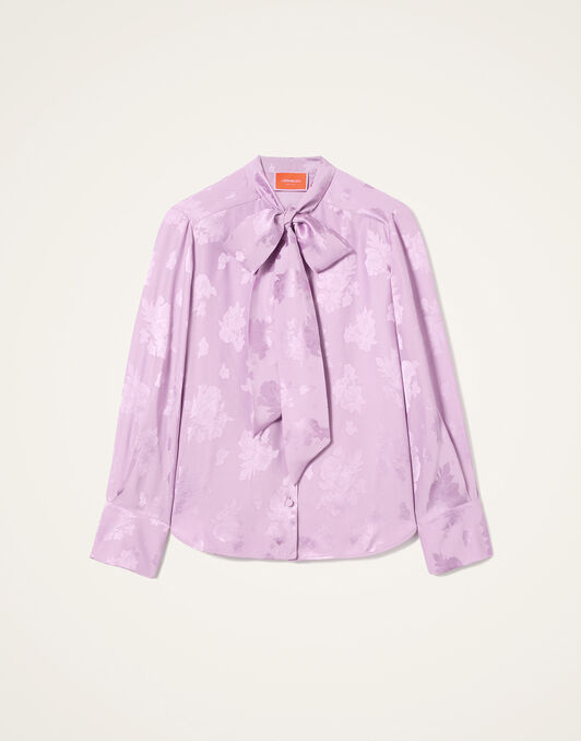 Ascot Shirt La DoubleJ: Solid Lilac Ascot Shirt La DoubleJ: Solid Lilac SHI0155JCQ133
