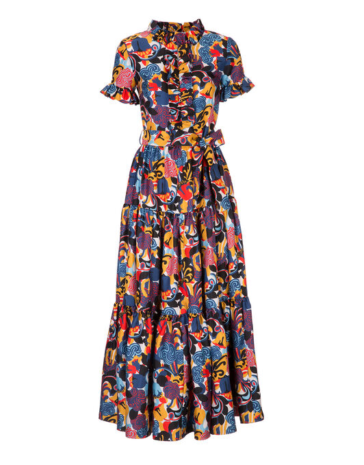 Long and Sassy Dress LaDoubleJ: Zoo DRE0017SIL001