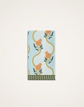 Large Napkins Set of 2 La DoubleJ: Melograno Placée Light Blue NAP0017LIN015
