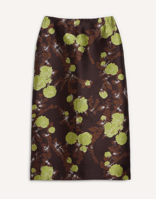 Pencil Skirt La DoubleJ: Devon Brown Pencil Skirt La DoubleJ: Devon Brown SKI0011JCQ141