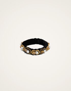 Tesoro Bracelet La DoubleJ: Solid Black BAC0010VEL015