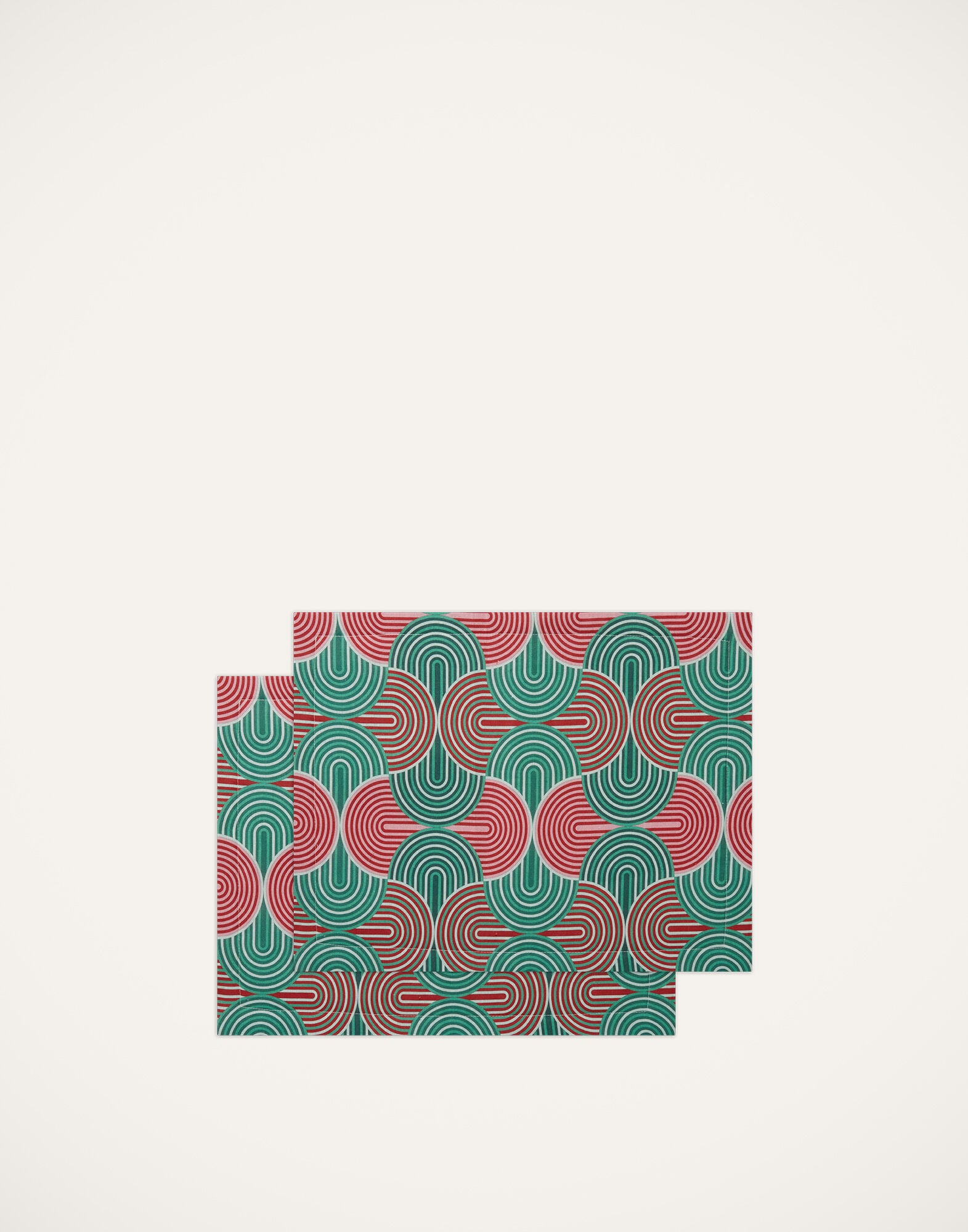 Placemat Set Of 2 La DoubleJ: Slinky Verde Placemat Set Of 2 La DoubleJ: Slinky Verde TBM0001LIN005